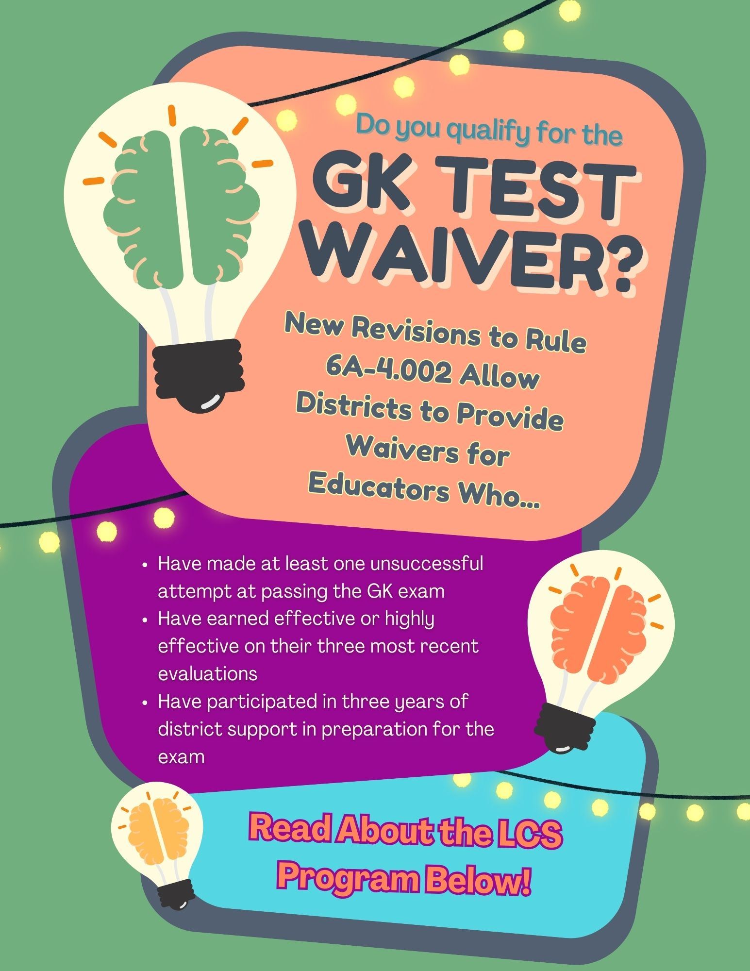 GK Waiver Program Graphic